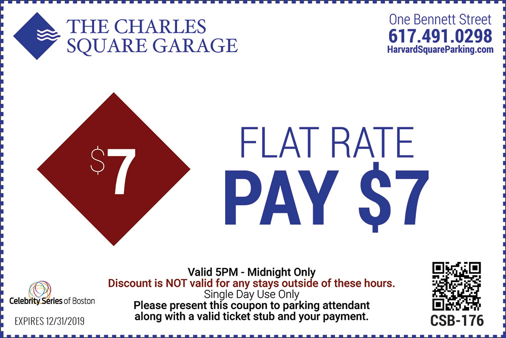 Coupons The Charles Square Garage